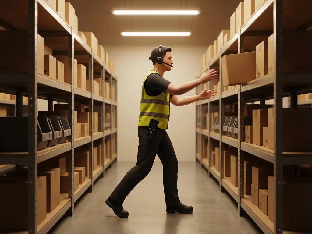 AI voice picking in a warehouse